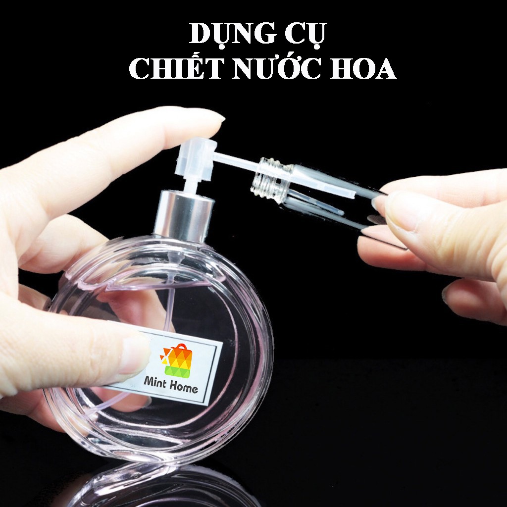 Đầu vòi chiết nước hoa từ chai, lọ, bình lớn sang nhỏ - Dụng cụ xịt chiếc nước hoa, dung dịch, toner