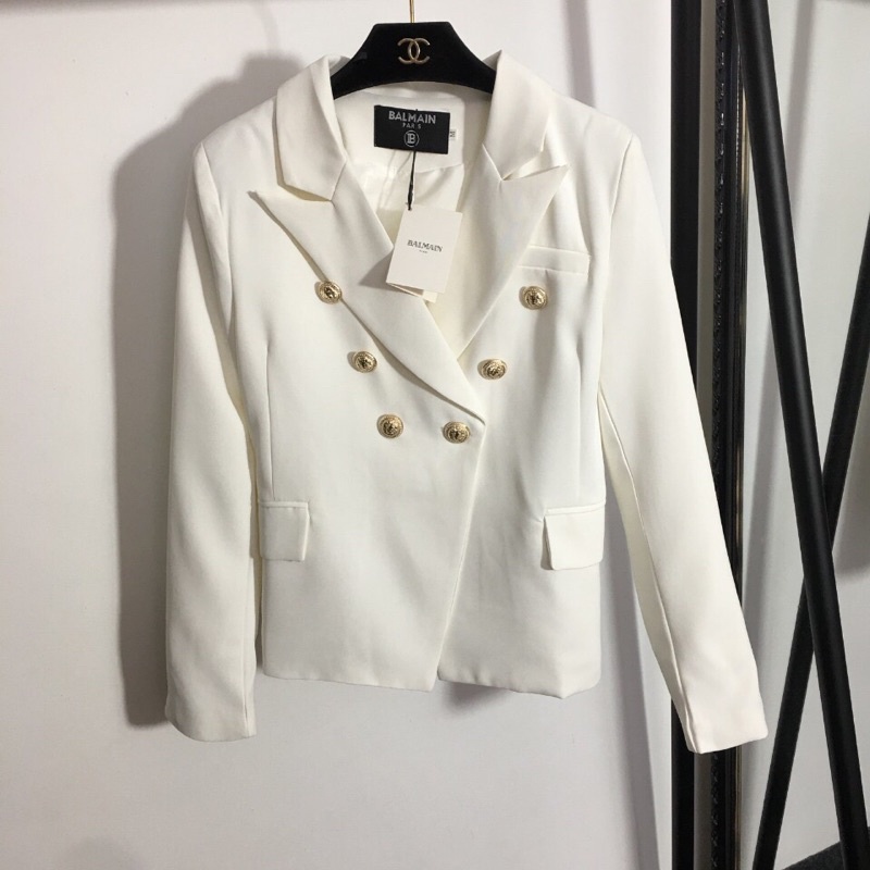 Áo khoác blazer thiết kế thời trang thương hiệu Balmain cao cấp có 4 màu