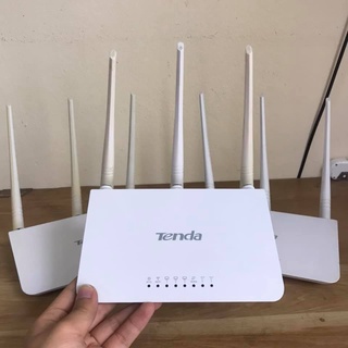 Bộ phát Wifi 3 râu Tenda F3 không dây chuẩn tốc độ 300 Mbps, Cục kích sóng Wifi, Cục Hút Wifi- USED 90%