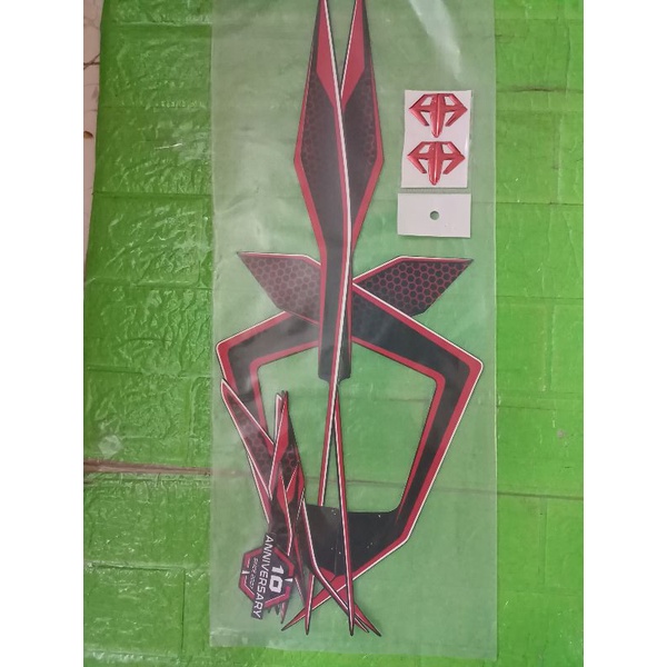 Bộ tem Airblade 2018 màu đen nhám 3 lớp cao cấp