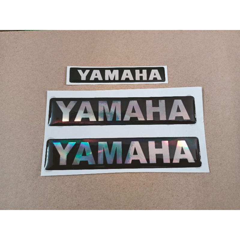 Bộ 3 tem chữ nổi Yamaha new