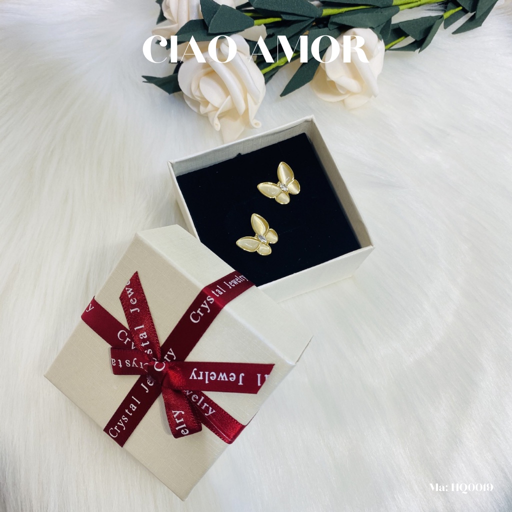 Hộp quà đựng trang sức mini quà tặng sang trọng - Trang sức phụ kiện Ciao Amor - HQ0019