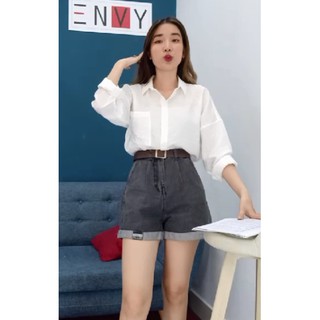 Áo sơ mi nữ basic ENVY S19 dễ phối lịch sự