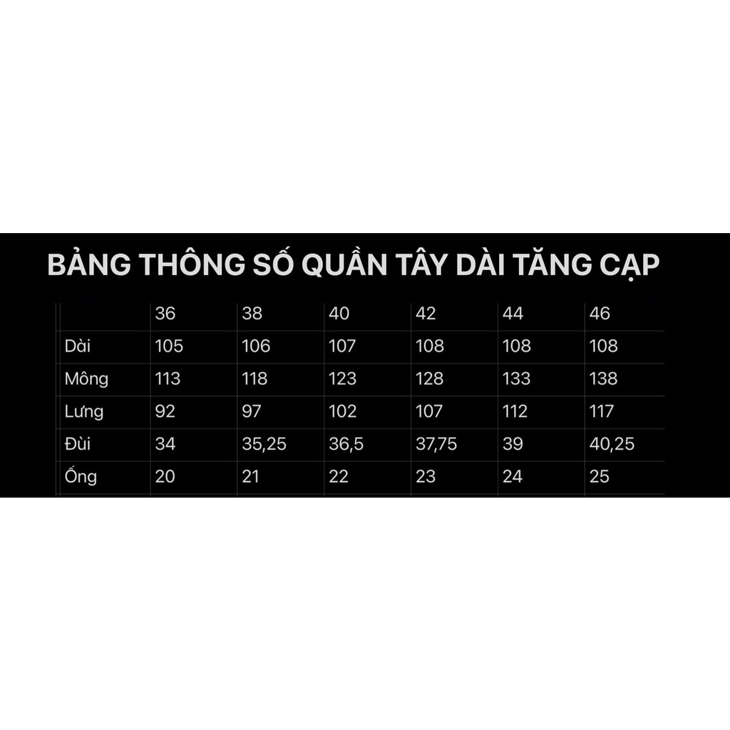 Quần tây nam ống đứng có đai chun vải tuyết mưa bigsize Size từ 80kg đến 135kg