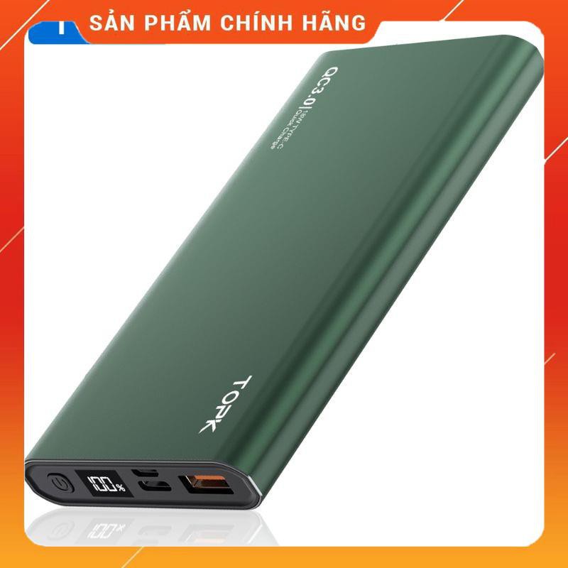Pin Dự Phòng TOPK I1006P 10000mAh 36W Sạc Nhanh Có Màn Hình Điện Tử