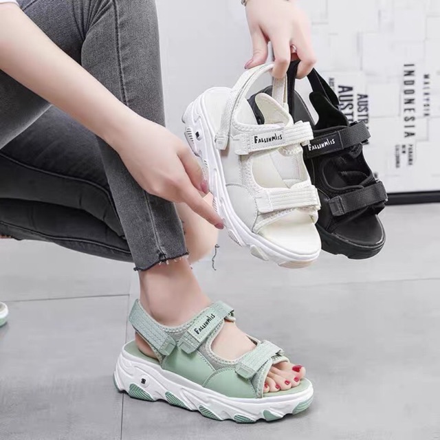 Giày Sandal Ulzzang Nữ Siêu Xinh Hot 2020