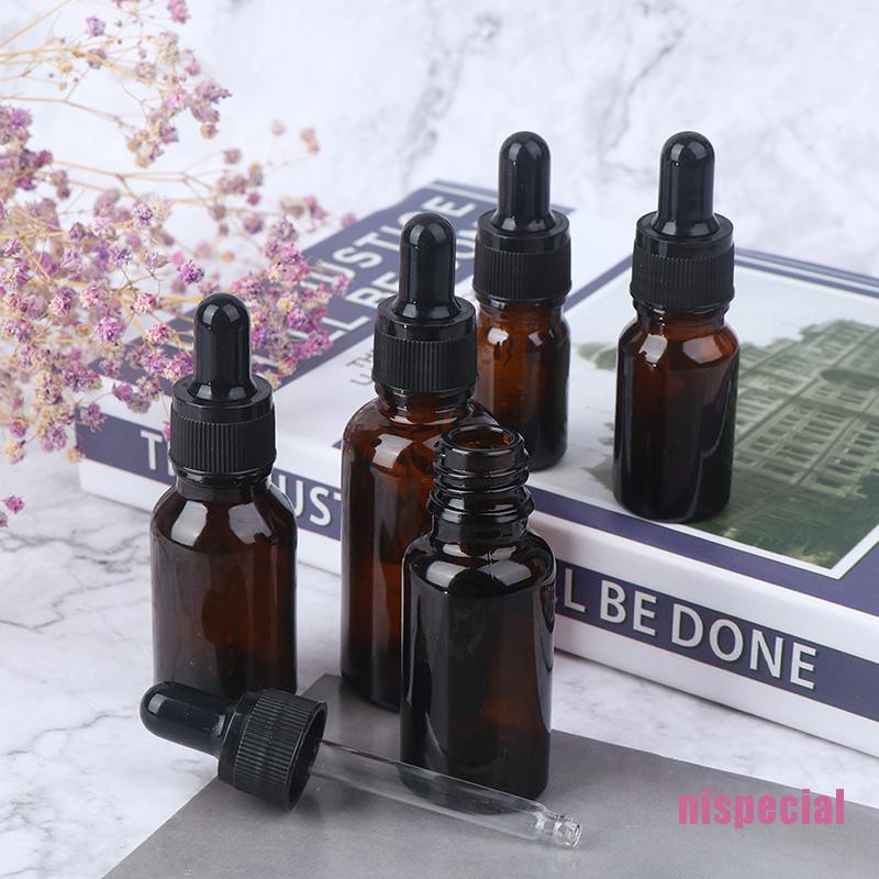 Lọ Thủy Tinh Rỗng Đựng Tinh Dầu 5 / 10 / 15 / 20 / 30ml Tiện Dụng