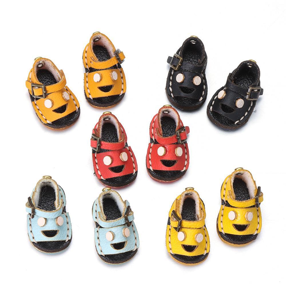 Giày Búp Bê Da Bò Handmade Xinh Xắn Dành Cho Búp Bê obitsu11GSCbody9OB11