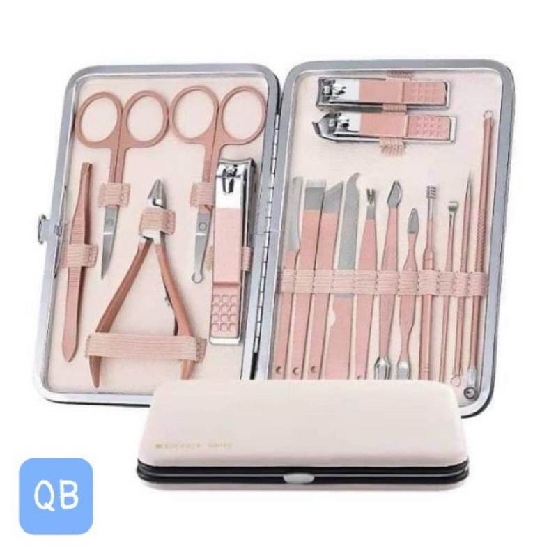 Bấm móng tay hồng 18cps siêu xinh nhỏ gọn tiện lợi Foxi01.shop