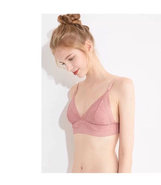 Áo lót Bralette Ren Mềm Mút Mỏng Nhẹ Liền Phong cách Châu Âu B059 | BigBuy360 - bigbuy360.vn