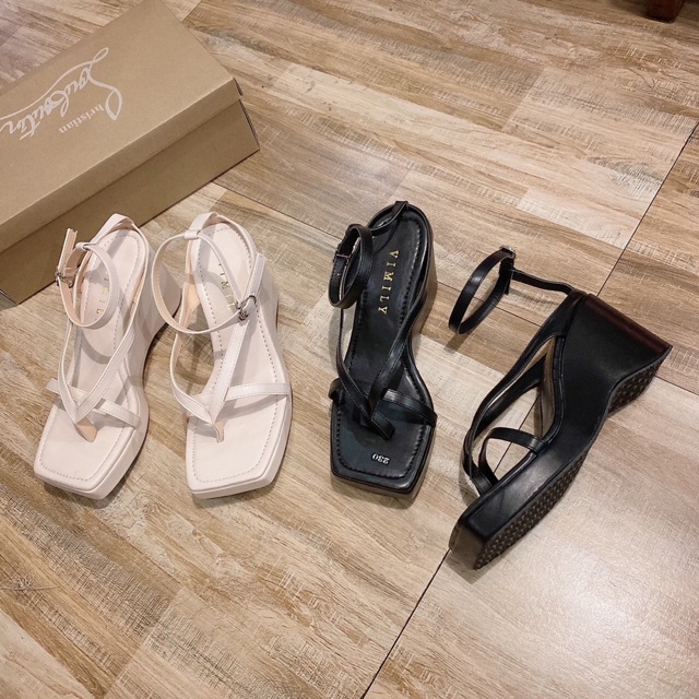 (MỚI) GIÀY SANDAL XỎ NGÓN ĐẾ XUỒNG KIỂU MỚI ĐỘC LẠ