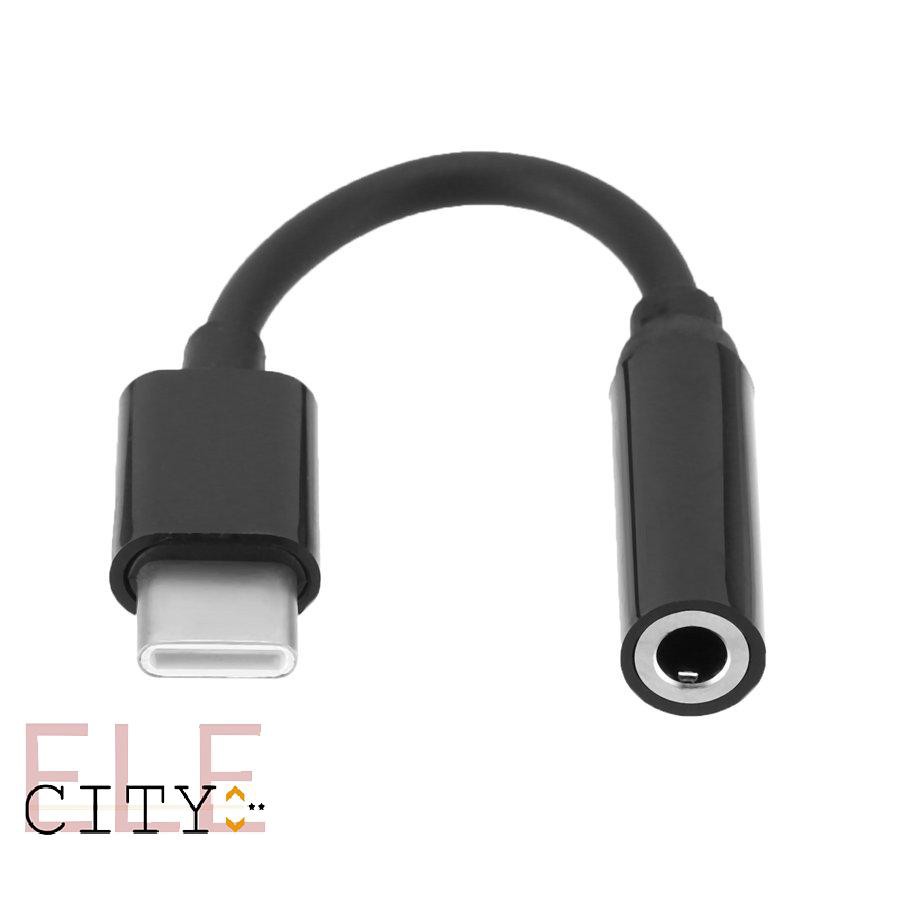 Bộ cáp chuyển đổi mini Type-C sang 3.5mm USB 3.1 Type-C sang 3.5 Aux
