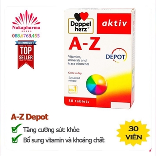 ✅ [CHÍNH HÃNG] A-Z Depot - Bổ sung các vitamin và khoáng chất - Doppelherz Aktiv nhập khẩu chính hãng từ Đức
