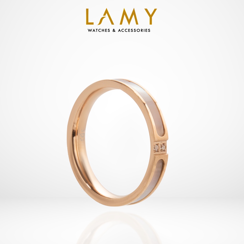 Nhẫn CDE Nirvana Crystal Ring Rose Gold CDE8007