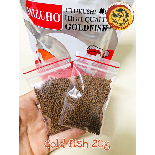 Thức Ăn MIZUHO GOLDFISH cho cá vàng (chiếc lẻ 50g-100g) - Cám Nhật -Hạt cám không làm đục nước