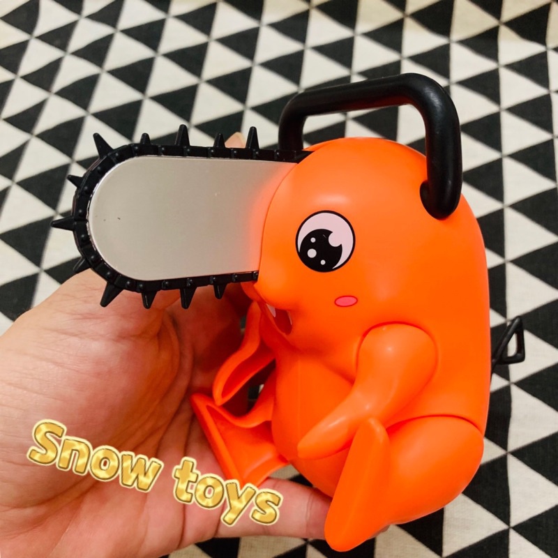 Mô hình Chainsaw Man - Mô hình Pochita Đồ chơi Pochita cử động được tay chân đuôi lưỡi cưa  - Cao 15cm