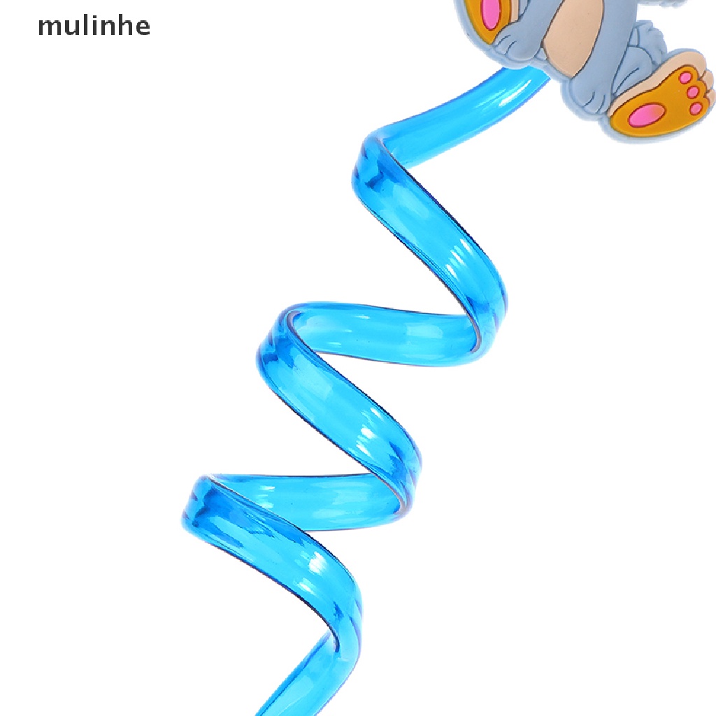 Set 8 Ống Hút Có Thể Tái Sử Dụng Hình Động Vật Cho Bé