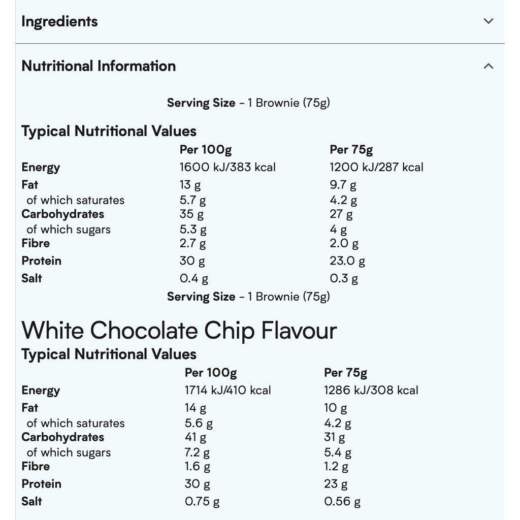 Bánh PROTEIN BAR - MYPROTEIN - PROTEIN BROWNIE Bán Lẻ Từ 1 Bánh Vị Chocolate