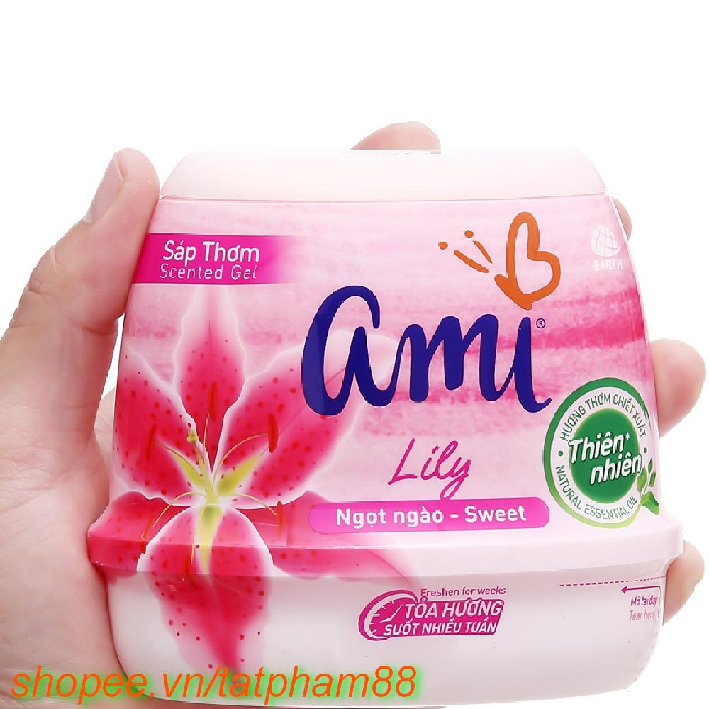 Sáp Thơm Phòng Ami 200G Hương Lily Ngọt Ngào, tatpham88 Chất Lượng Tạo Nên Niềm Tin.