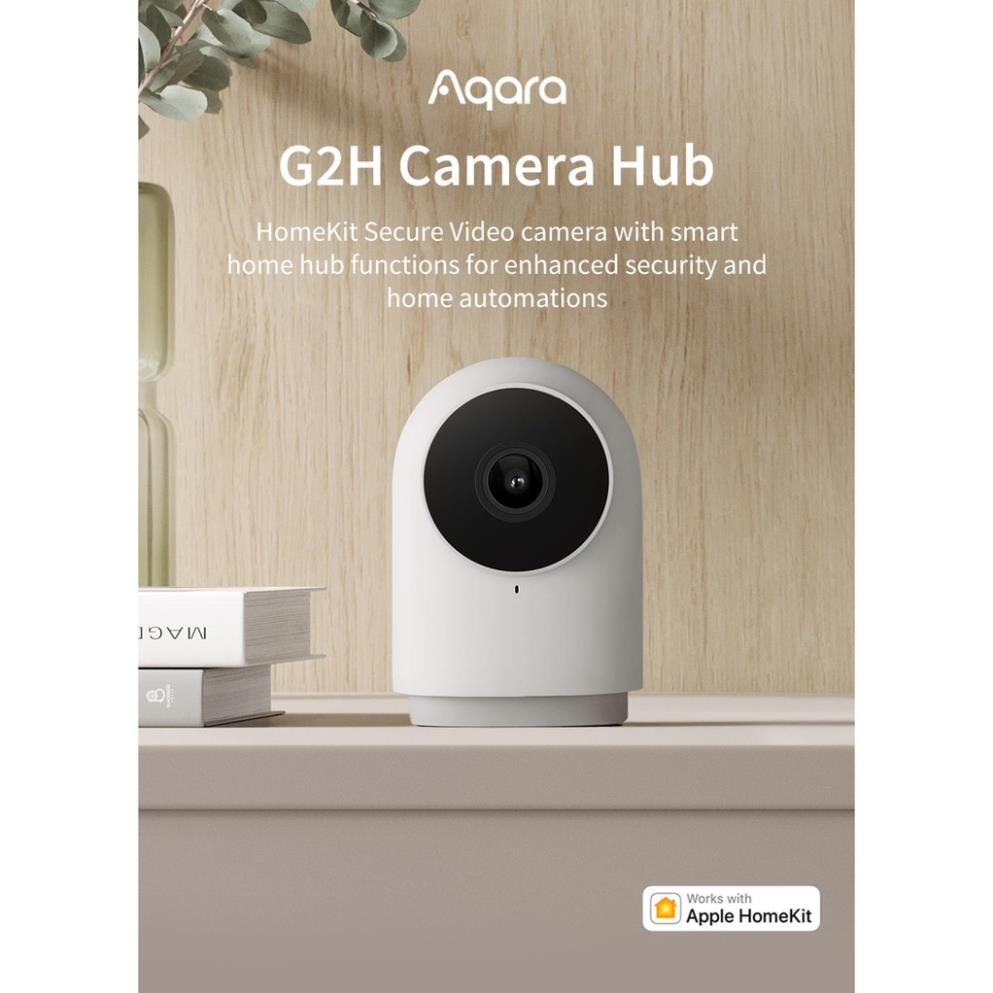 Camera IP giám sát Aqara G2H 1080p - tích hợp tính năng Hub trung tâm, hỗ trợ Apple Homekit, AI thông minh, Smarthome.