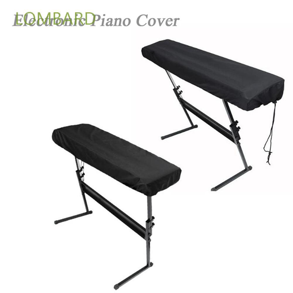 LOMBARD Adjustable Dust Covers Dust-proof Electric/Digital Piano Piano Covers Machine Washable Waterproof Super Practical Stretchable Locking Clasp 61/88-key Keyboard Cover