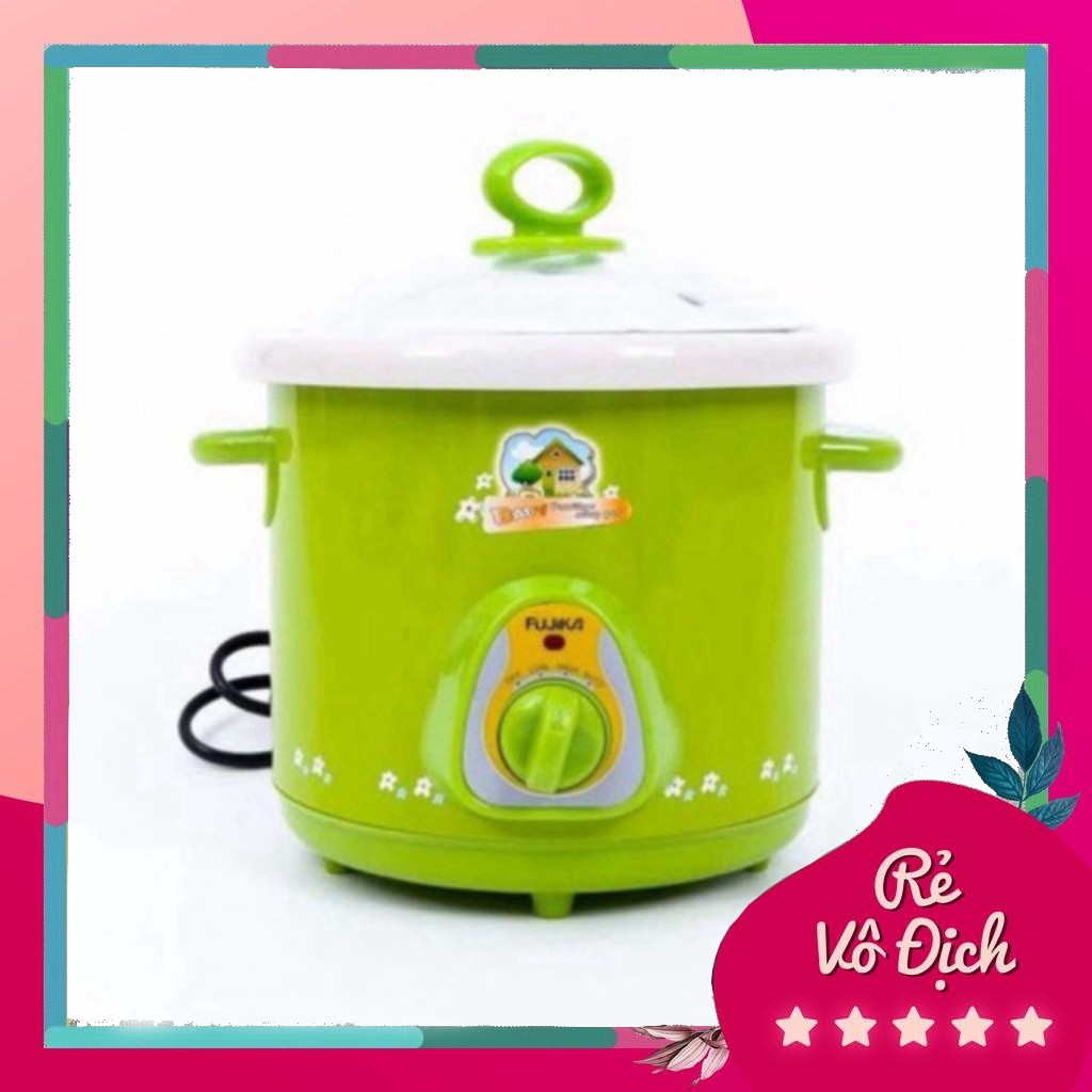 ✌️✌️Nồi kho cá, hầm cháo chậm Fujika 1,5L-2,5L