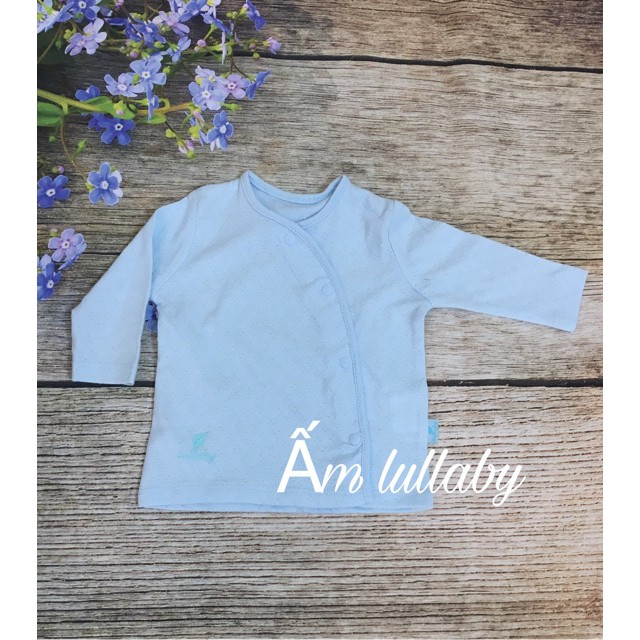 Lullaby - Áo dài tay cài lệch NH08165 mềm mịn, lỗ thông hơi.