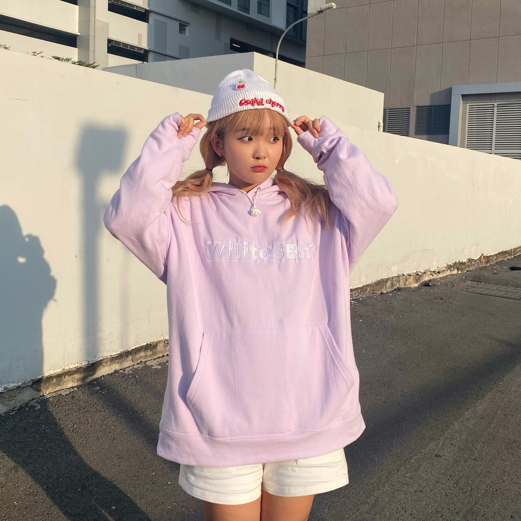 [Mã 12FASHIONSALE1 giảm 10K đơn 50K] HOODIE "LOGO VER2" MULTI COLOR PASTEL LAVENDER | BigBuy360 - bigbuy360.vn