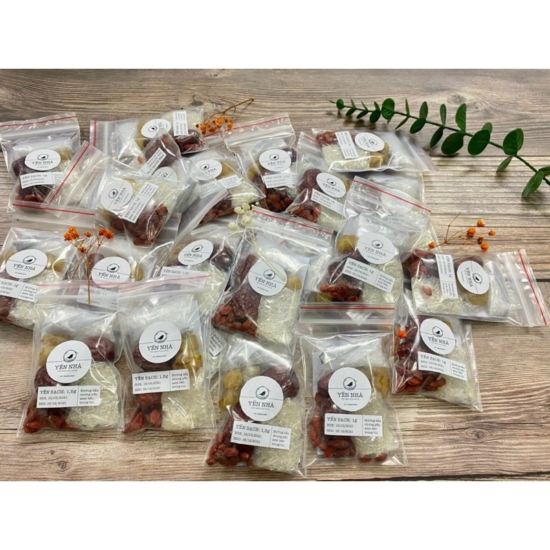 Tổ yến sào vuông nguyên chất kèm theo nguyên liệu và hướng dẫn chưng yến - Yến Nhà | BigBuy360 - bigbuy360.vn