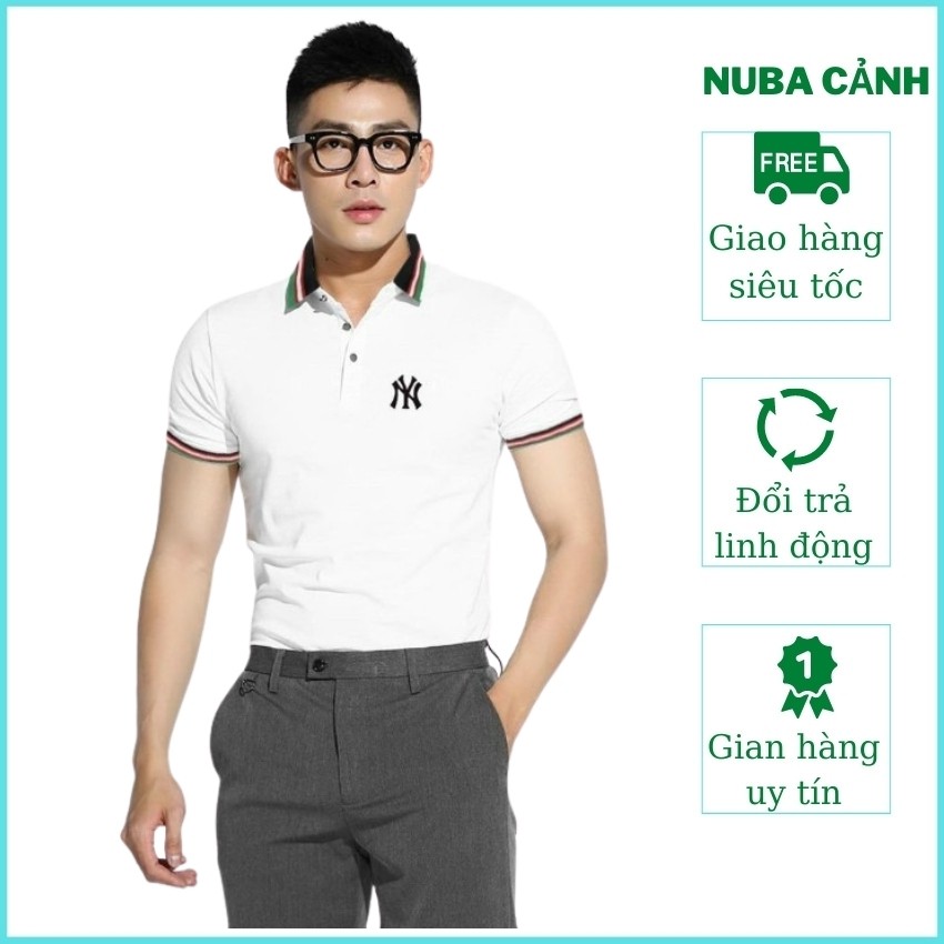 Áo thun nam nữ cổ bẻ cao cấp, ao phông chất vải polo, thấm hút mồ hôi 56 TAKA