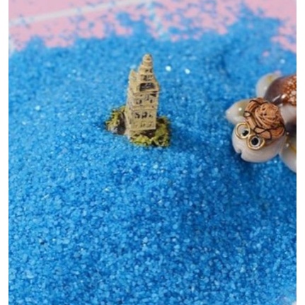 200g Cát màu trang trí bình Terrarium giả nước biển....