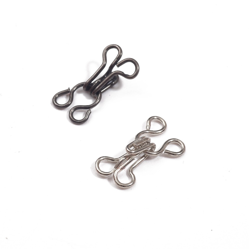Set 24 Cặp Nút Kim Loại Màu Đen Và Đen Dùng May Túi