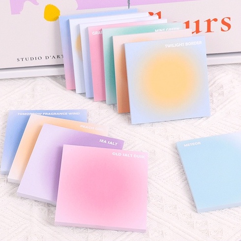 Giấy Ghi Chú Post-it Nhỏ Bóc Dán Cầm Tay Tiện Dụng - Màu Kẹo Dễ Thương