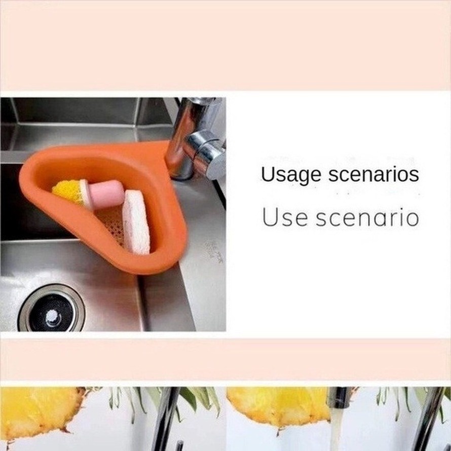 Giá Đựng Ráo Nước Đa Chức Năng Gắn Bồn Rửa Nhà Bếp