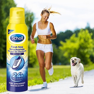 Hàng Đức - Xịt khử mùi giày chống hôi chân Scholl Fresh Step 150ml