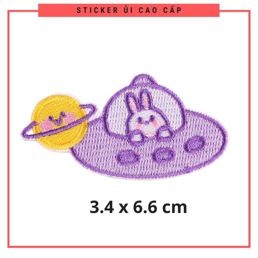 Sticker ủi quần áo cao cấp dùng làm Miếng vá quần áo, CÓ SẴN LỚP KEO ỦI dùng trang trí quần áo,BALO, giày dép