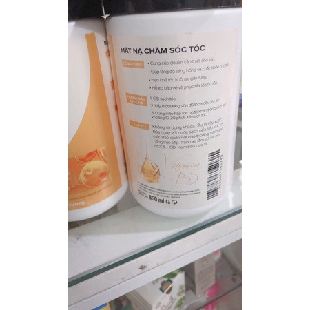 Kem hấp dầu 850ml mật ong