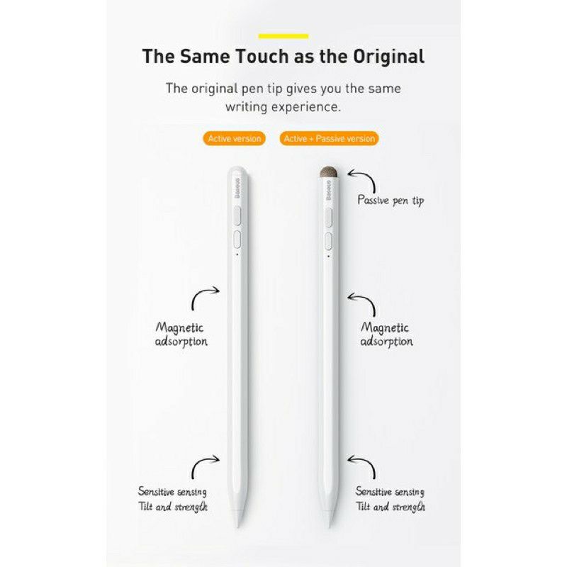 Ảnh Thật Bút cảm ứng Baseus dành cho máy tính bảng dành cho Apple iPad Pro11 12.9 2020 Air Mini 5 Bút chống lem cho iPad
