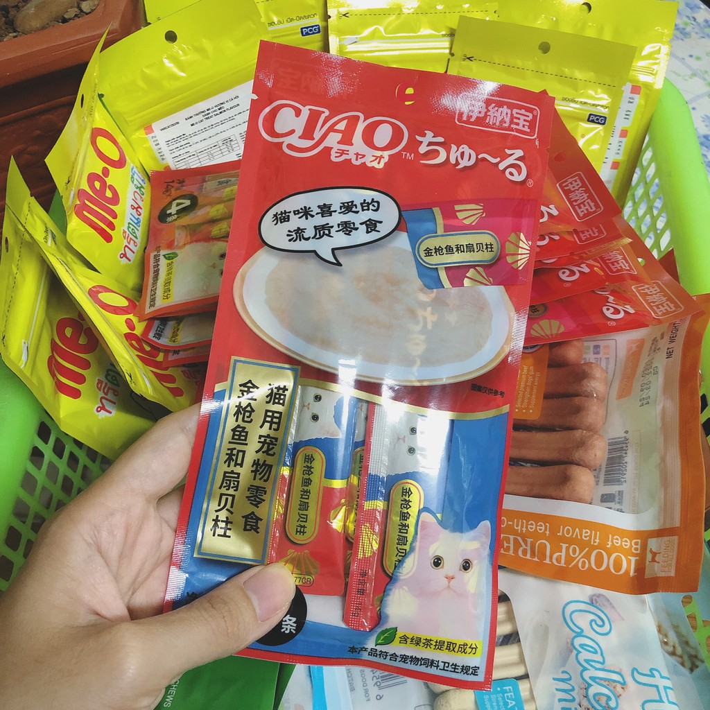 Súp thưởng mèo Ciao Churu_Nhà Mèo Shop