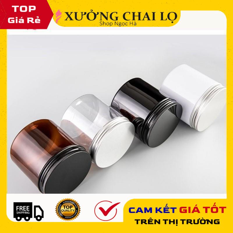 Hủ Đựng Kem ❤ GIÁ RẺ NHẤT ❤ Hủ nhựa pet 200g,250g,500g đựng mỹ phẩm, thực phẩm, đồ khô, ngũ cốc , phụ kiện du lịch