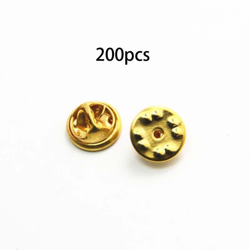 Set 20 Ghim Cài Áo Tròn Màu Bạc Diy