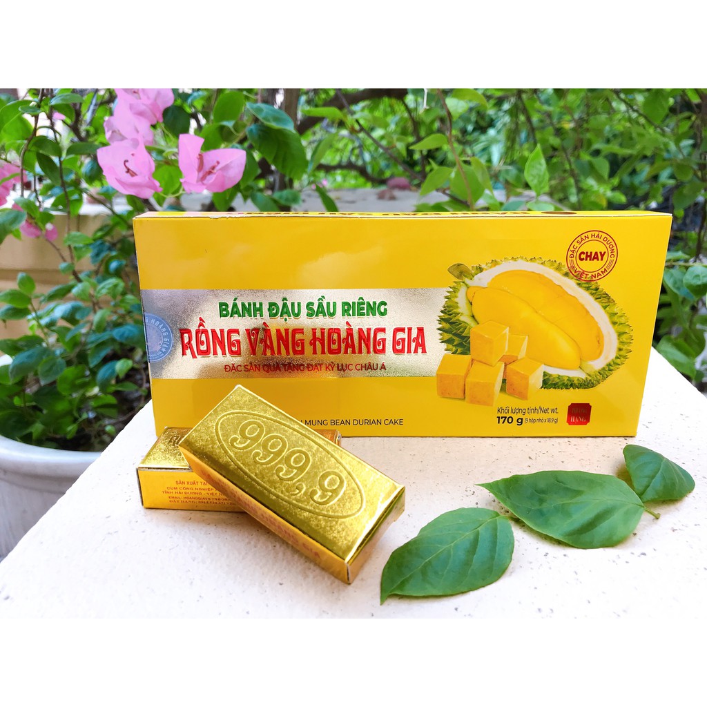 HÀNG XUẤT NHẬT - BÁNH ĐẬU XANH SẦU RIÊNG 170g - RỒNG VÀNG HOÀNG GIA - Vị sầu riêng thượng hạng | BigBuy360 - bigbuy360.vn