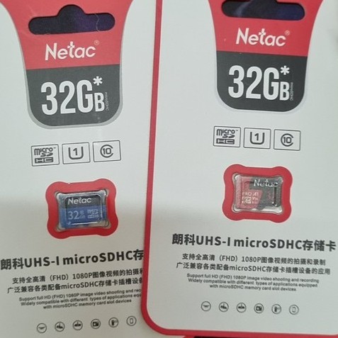 Thẻ nhớ Netac 32Gb Class 10 các loại sử dụng cho camera, điện thoại, máy tính bảng, tai nghe, loa bluetooth | WebRaoVat - webraovat.net.vn