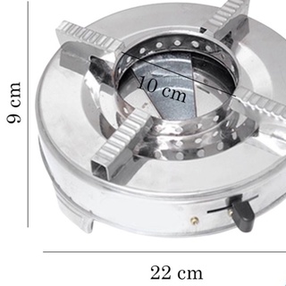 Bếp Cồn Khô Inox Mini Du Lịch
