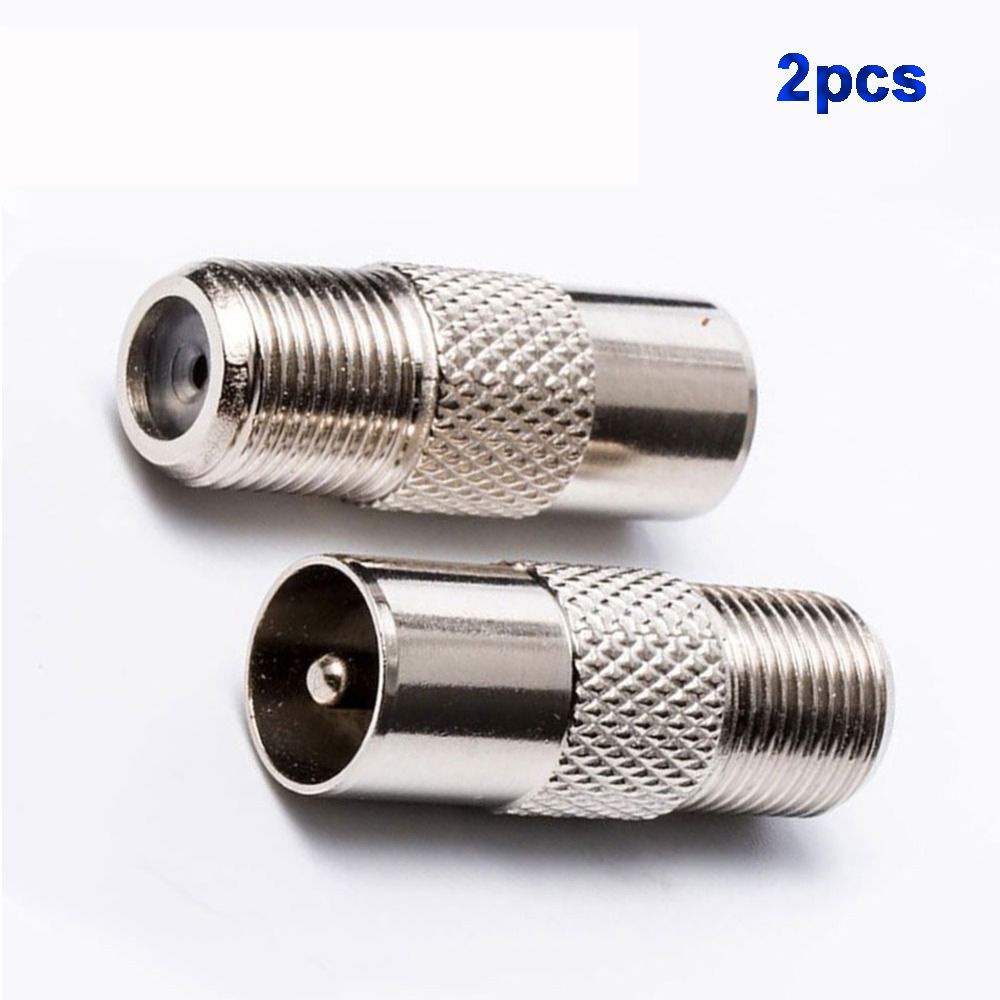 Bộ 2 Đầu Nối Ăng Ten 9.5mm F Female Rf Coax Pal F Sang Rf Male / Colorful