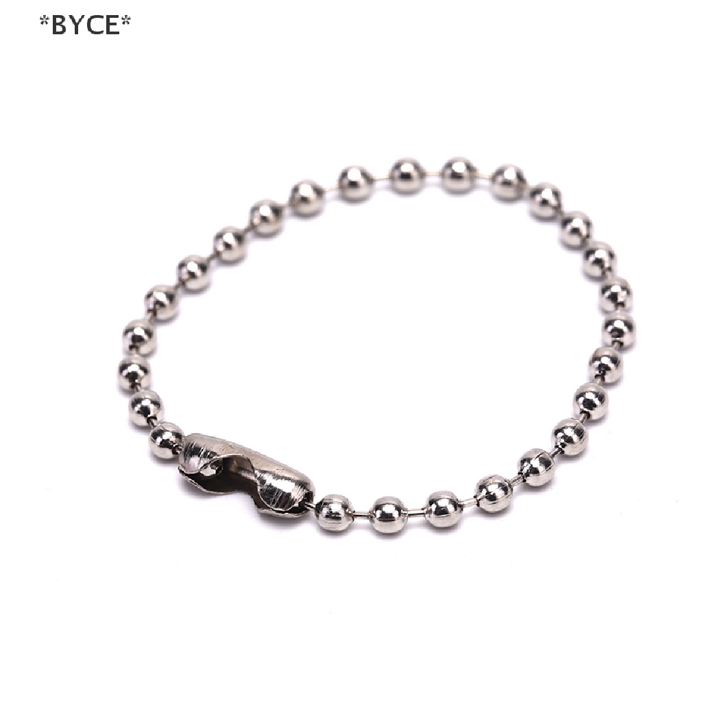 Set 10 Móc Khóa Hạt Đường Kính 3.5 &quot;Dài 0.09&quot; Dùng Làm Đồ Trang Sức DIY