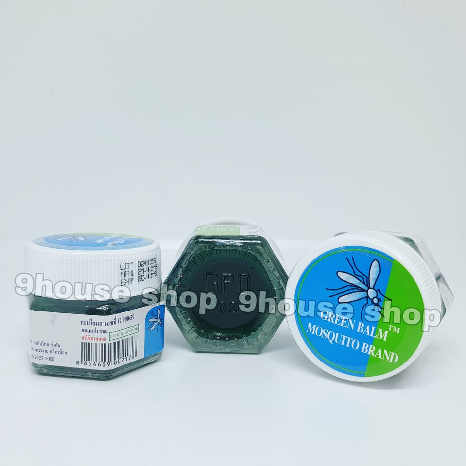 Dầu Cù Là Trị Côn Trùng Cắn Mosquito Brand Thai Green Balm - 9housevn