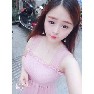 Set váy maxi+áo choàng ulzzang (ẢNH THẬT Ở CUỐI)