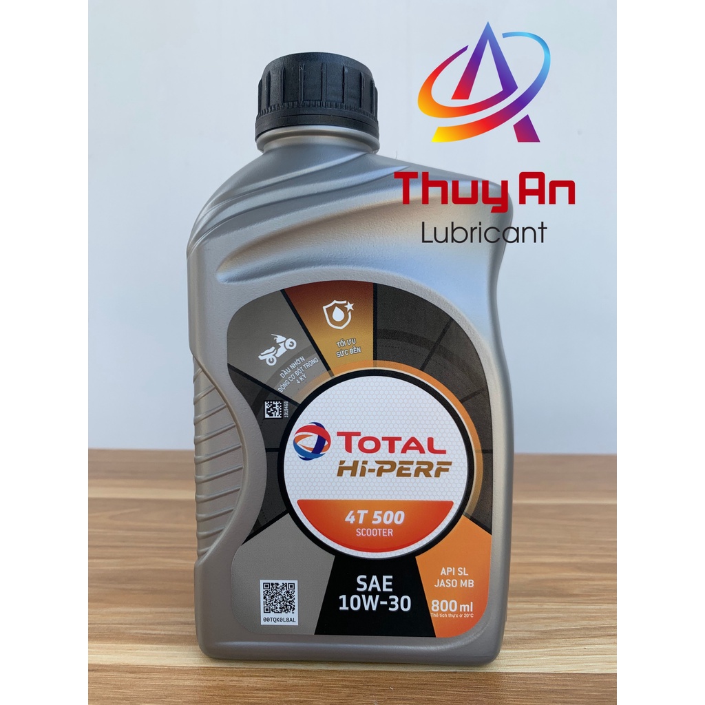 Nhớt Xe Tay Ga Total HI-PERF 4T 500 SCOOTER 10W-30 - Bảo Vệ Tối Ưu, Vận Hành Tối Đa