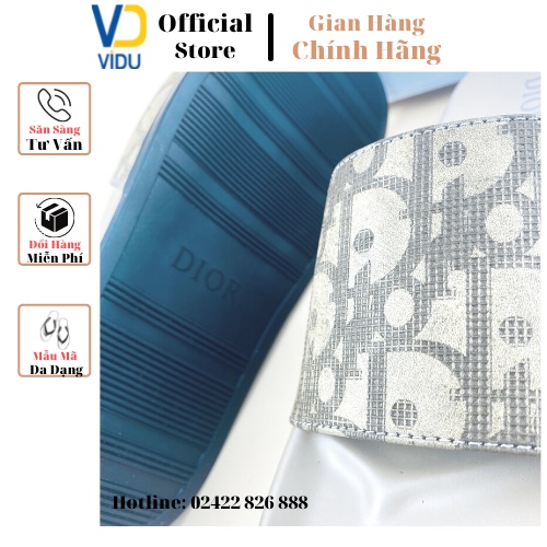 Dép nam thời trang DIOR ViDu 21108 màu vàng chống trơn trượt, đi êm chân